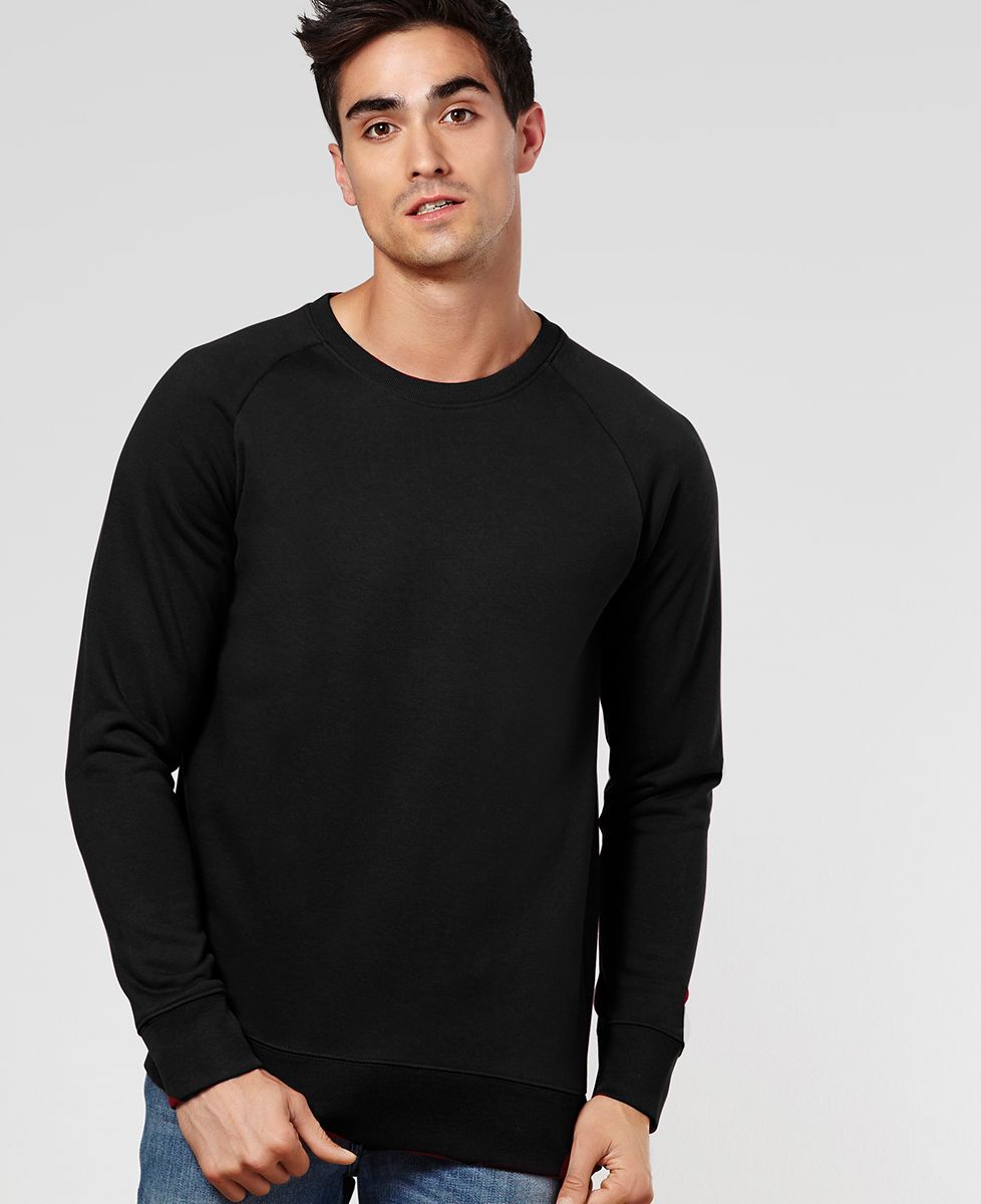 Sweatshirt homme Message imprimé personnalisé - Manuscrit
