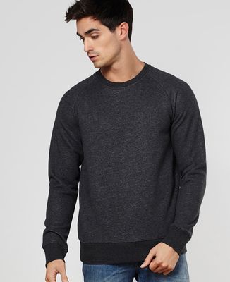 Sweatshirt homme Message imprimé personnalisé - Manuscrit
