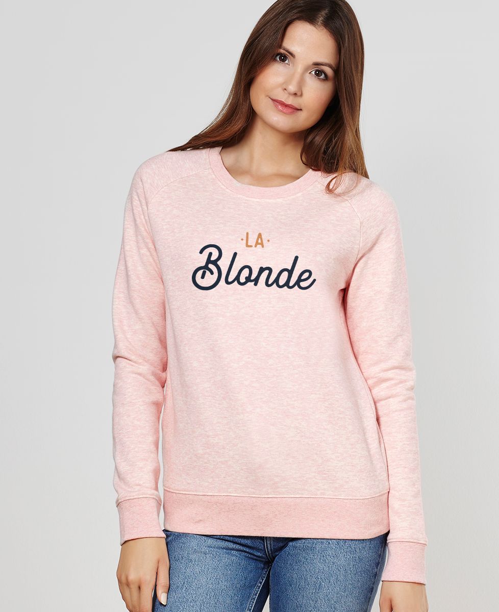 Sweatshirt femme La blonde