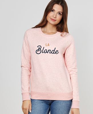 Sweatshirt femme La blonde