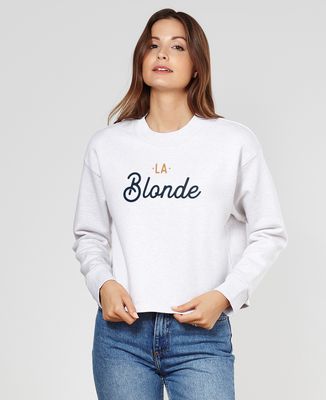 Sweatshirt femme La blonde