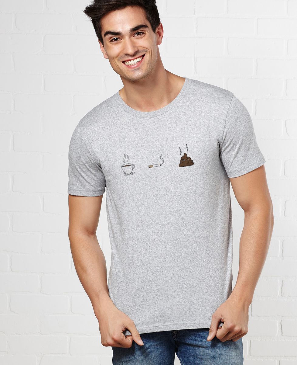 T-Shirt homme Café clope caca
