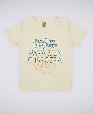 T-Shirt bébé Un jour mon prince viendra