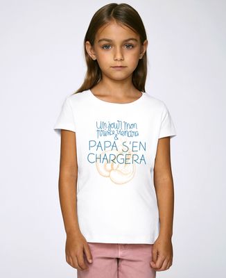 T-Shirt enfant Un jour mon prince viendra