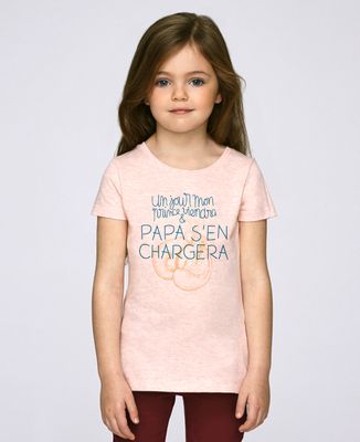 T-Shirt enfant Un jour mon prince viendra
