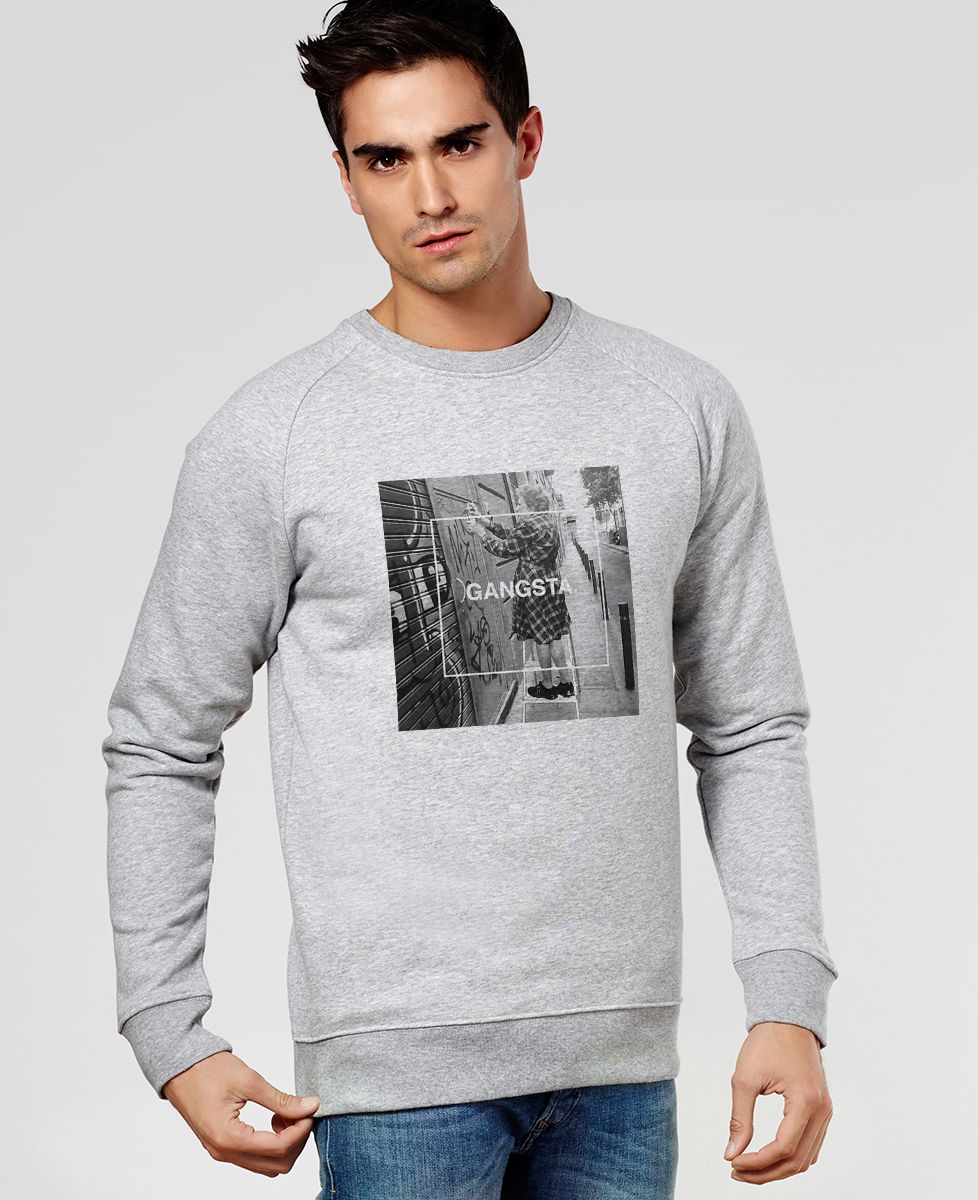Sweatshirt homme Gangsta