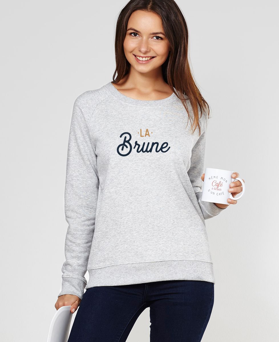 Sweatshirt femme La brune - Duo assortis, EVJF
