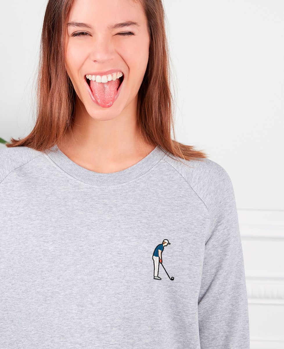Women's sweatshirt Golfer (embroidered) - Sport
