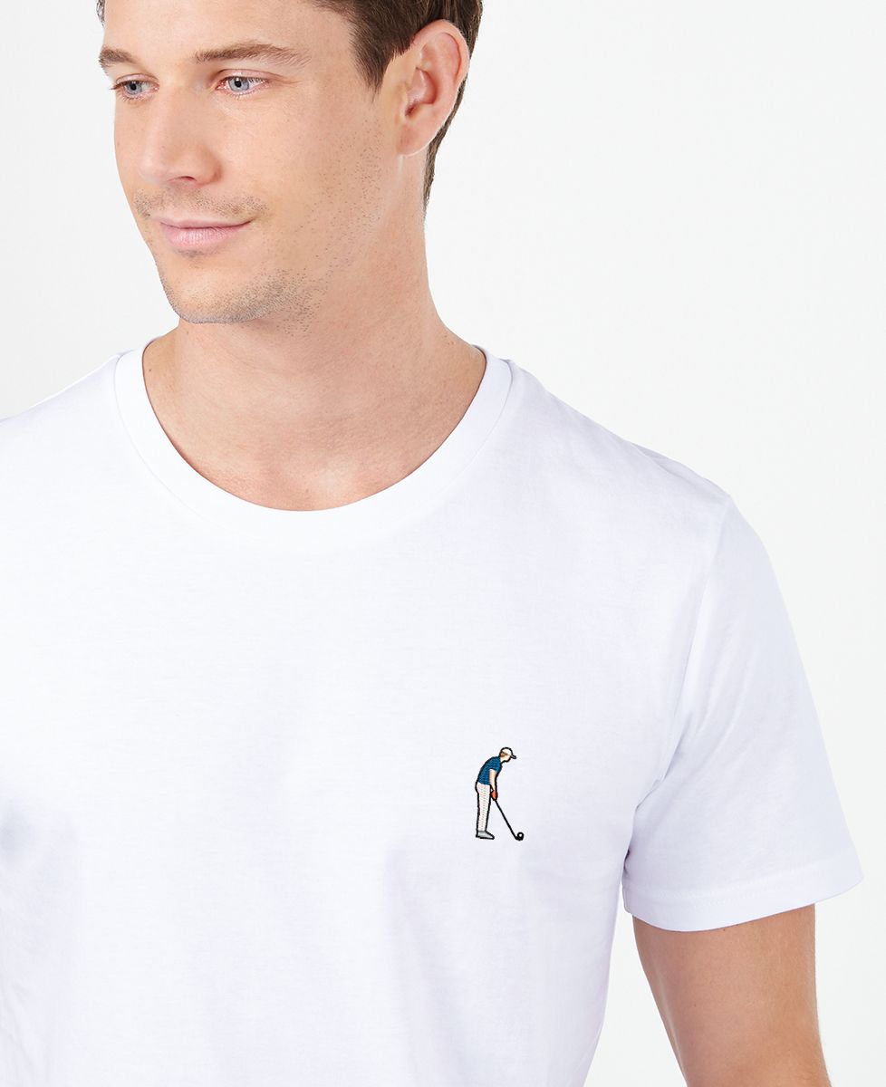 Camiseta para hombre Golfista (bordado) - Deporte