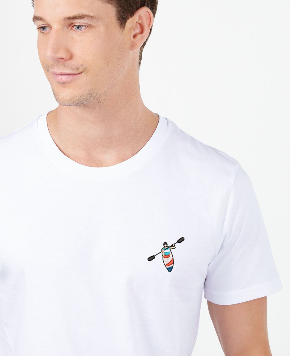 T-shirt homme Kayakiste (brodé) - Sport