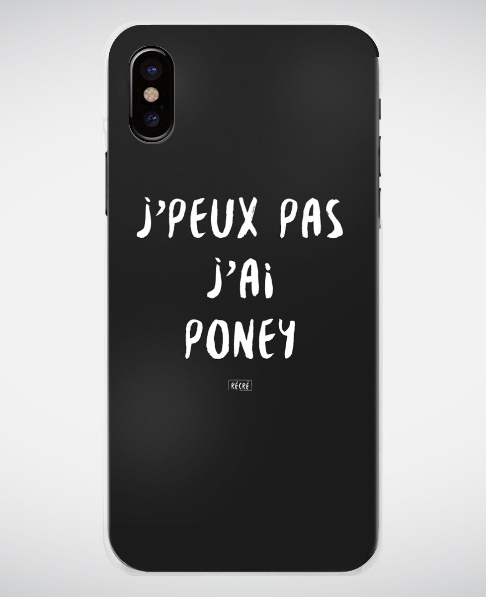 Coque smartphone J'peux pas j'ai poney