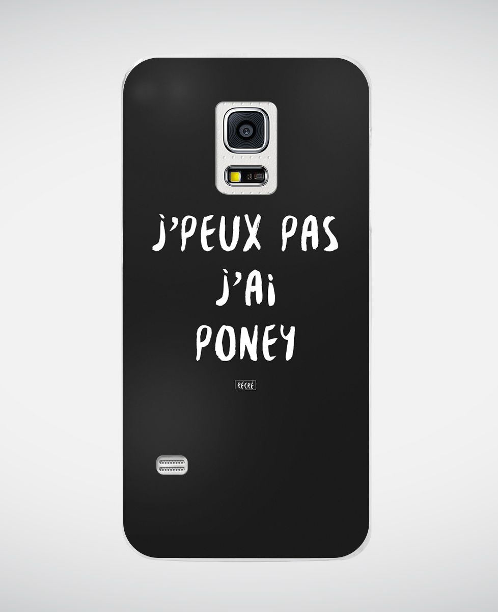 Coque smartphone J'peux pas j'ai poney