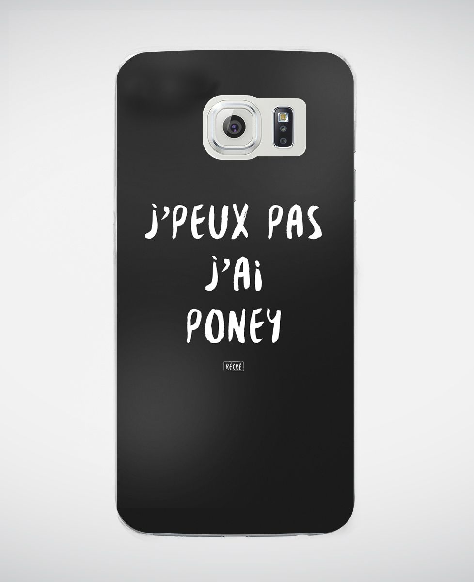 Coque smartphone J'peux pas j'ai poney