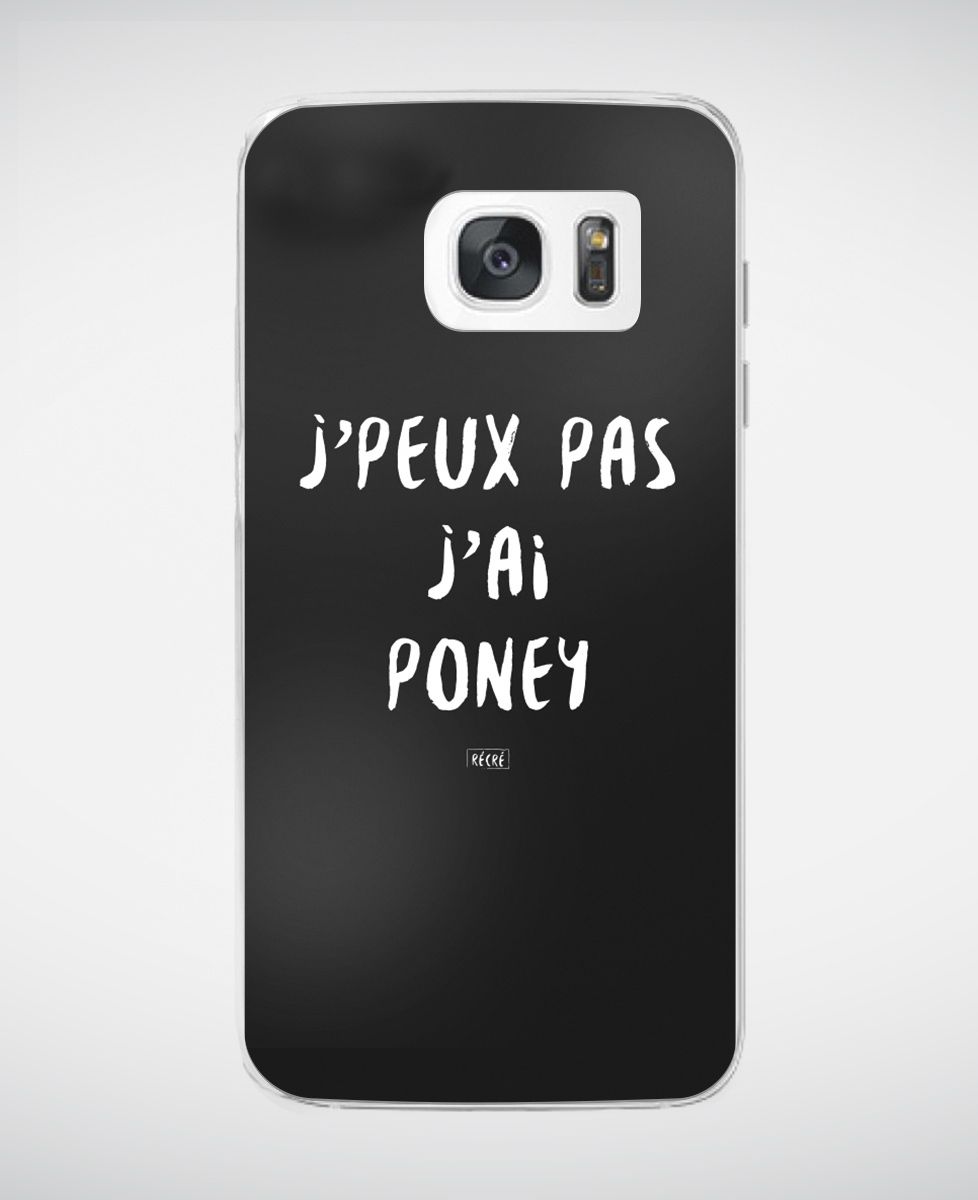Coque smartphone J'peux pas j'ai poney