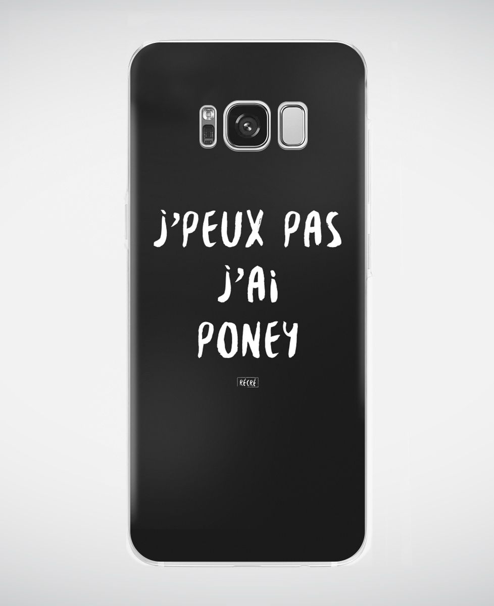 Coque smartphone J'peux pas j'ai poney