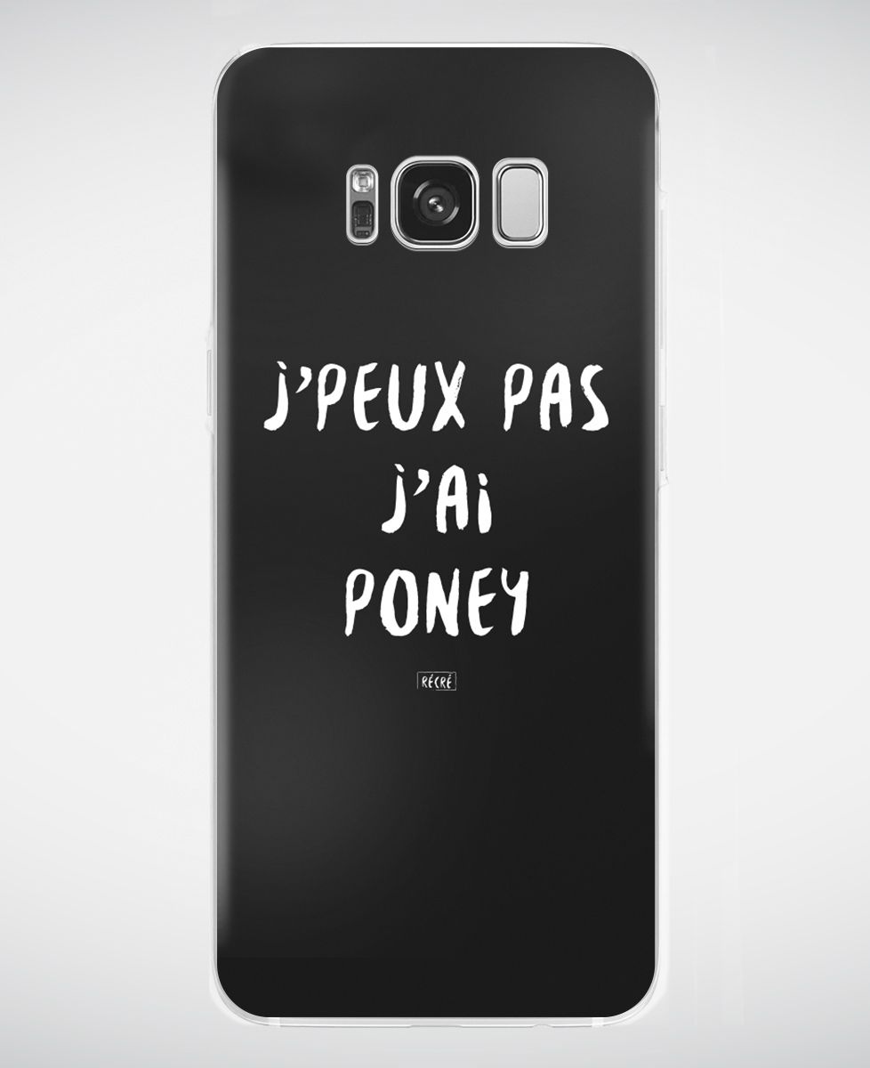 Coque smartphone J'peux pas j'ai poney