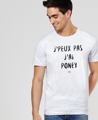 T-Shirt homme J'peux pas j'ai poney