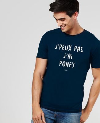 T-Shirt homme J'peux pas j'ai poney