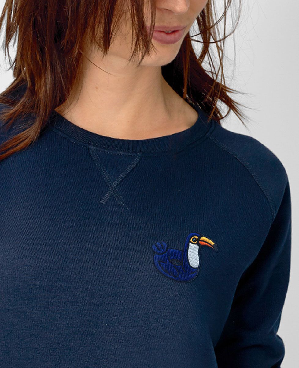Sweatshirt femme Écusson Bouée Toucan
