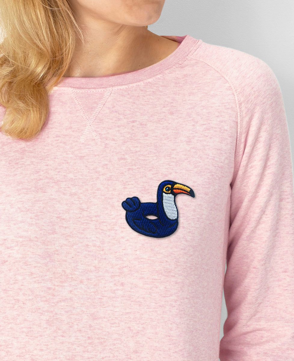 Sweatshirt femme Écusson Bouée Toucan