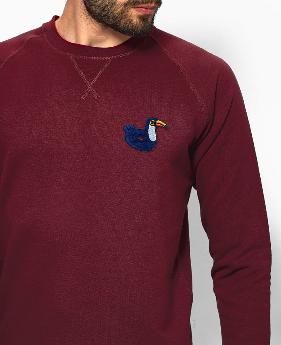 Sweatshirt homme Écusson Bouée Toucan