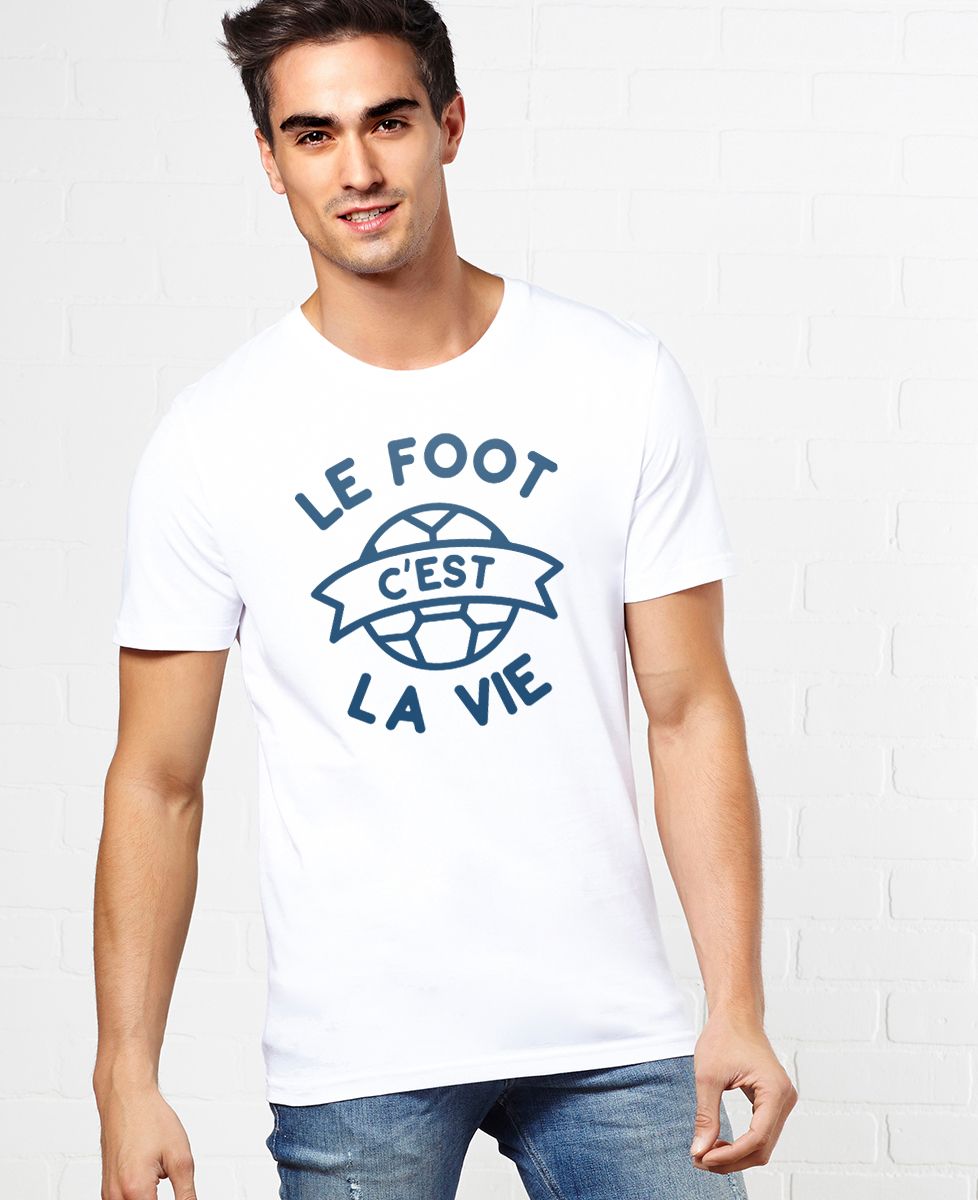 T-shirt homme Le foot c'est la vie - Sport, Football
