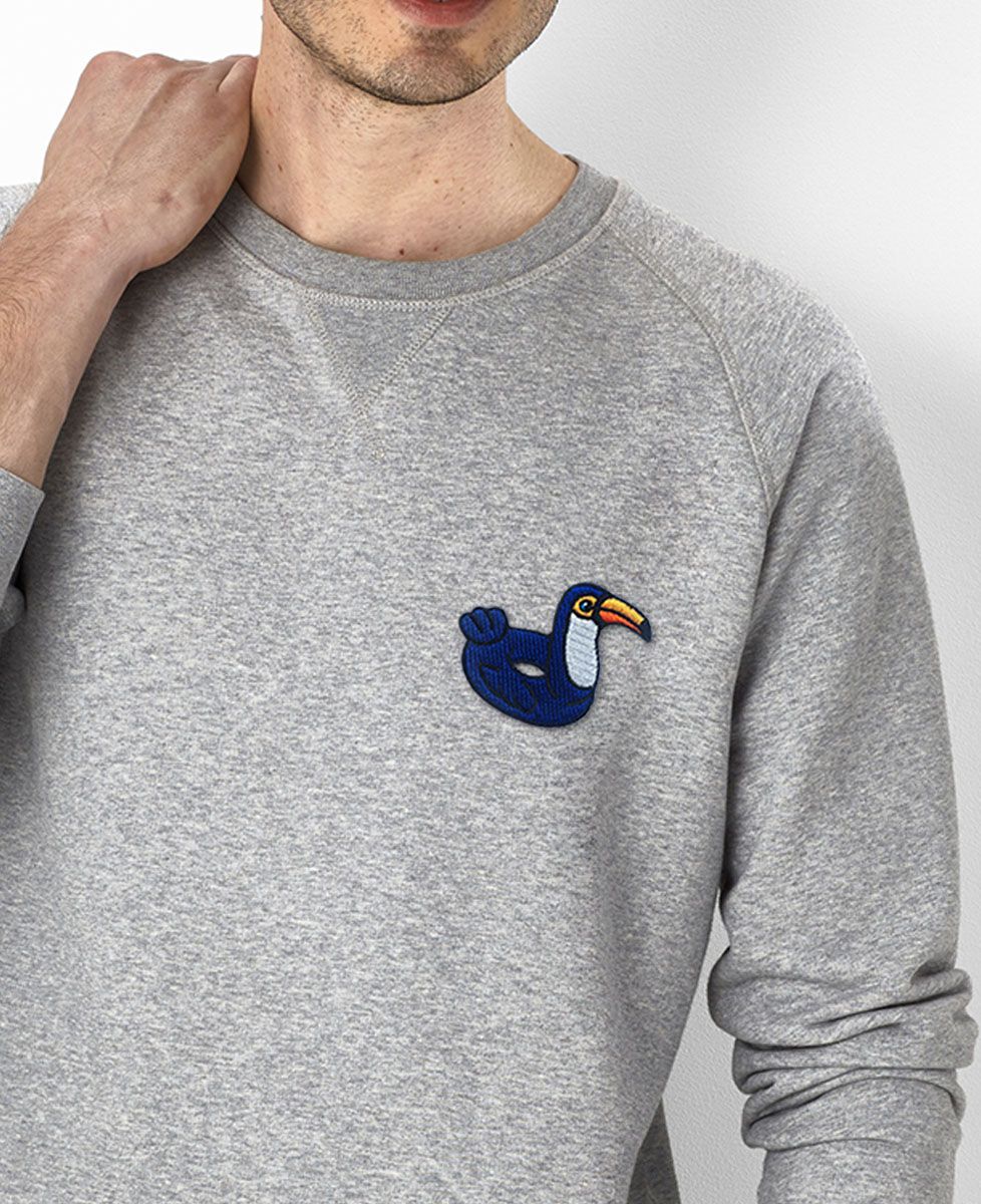 Sweatshirt homme Écusson Bouée Toucan