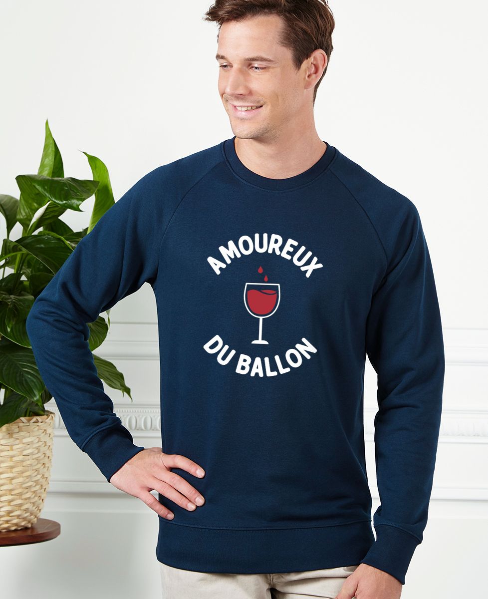 Sweatshirt homme Amoureux du ballon - Cadeaux Couple