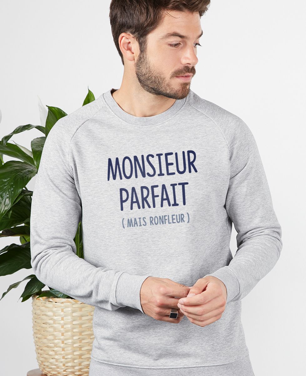 Sweatshirt homme Monsieur Parfait mais ronfleur