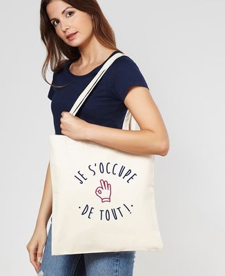 Tote bag Je s'occupe de tout